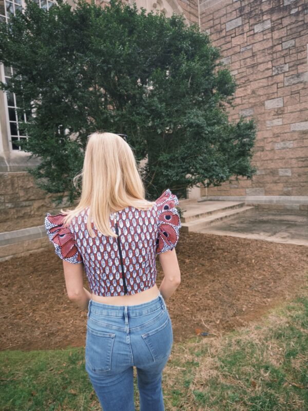 Wonai Cropped Top - Rose - Image 4